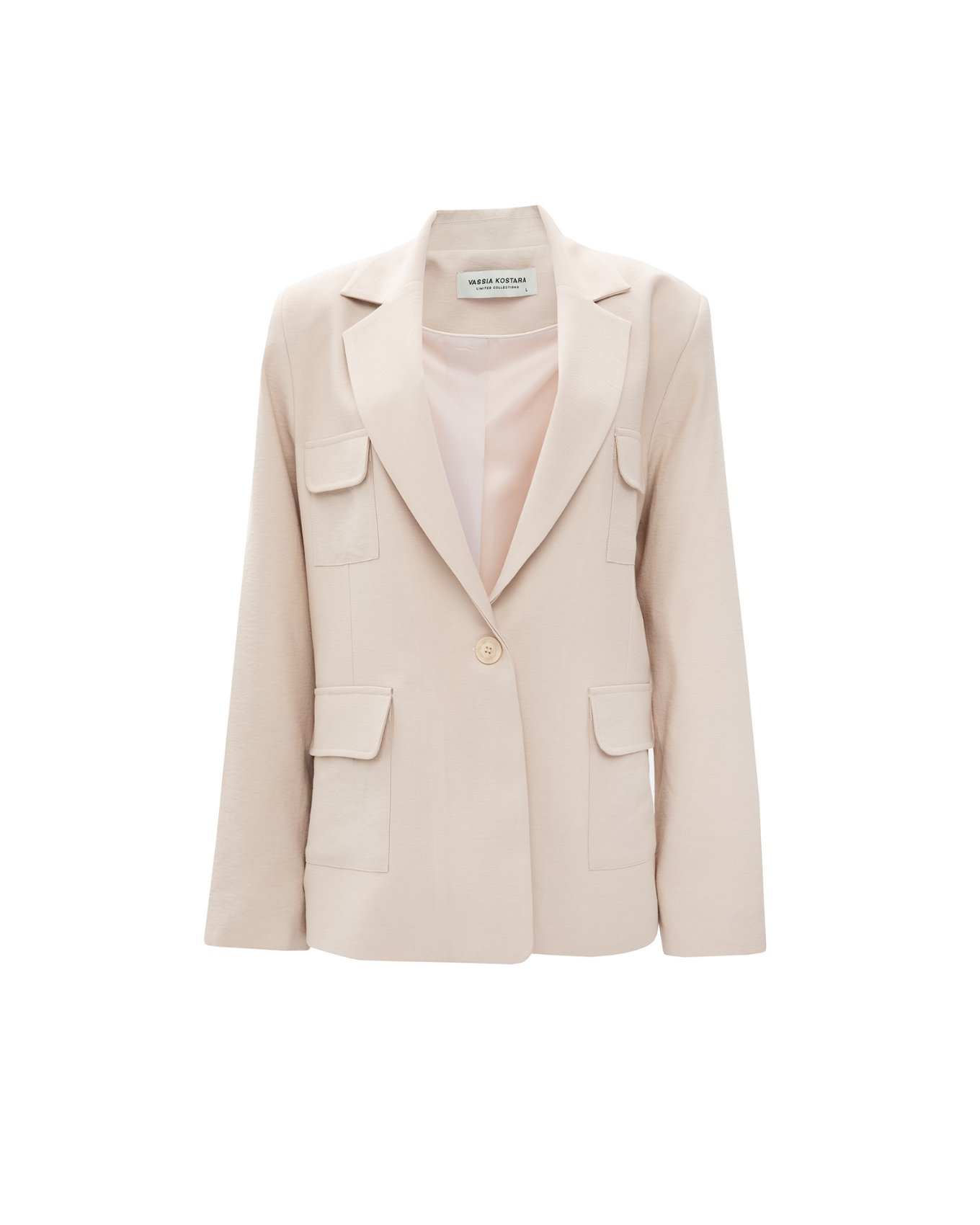 0015945_ecru-blazer_1700 Ecru Blazer - Image 1