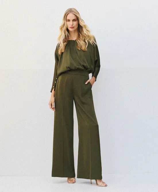 64-5091-OLIVE-01-550x668h.jpg Παντελόνα σατέν - Image 1