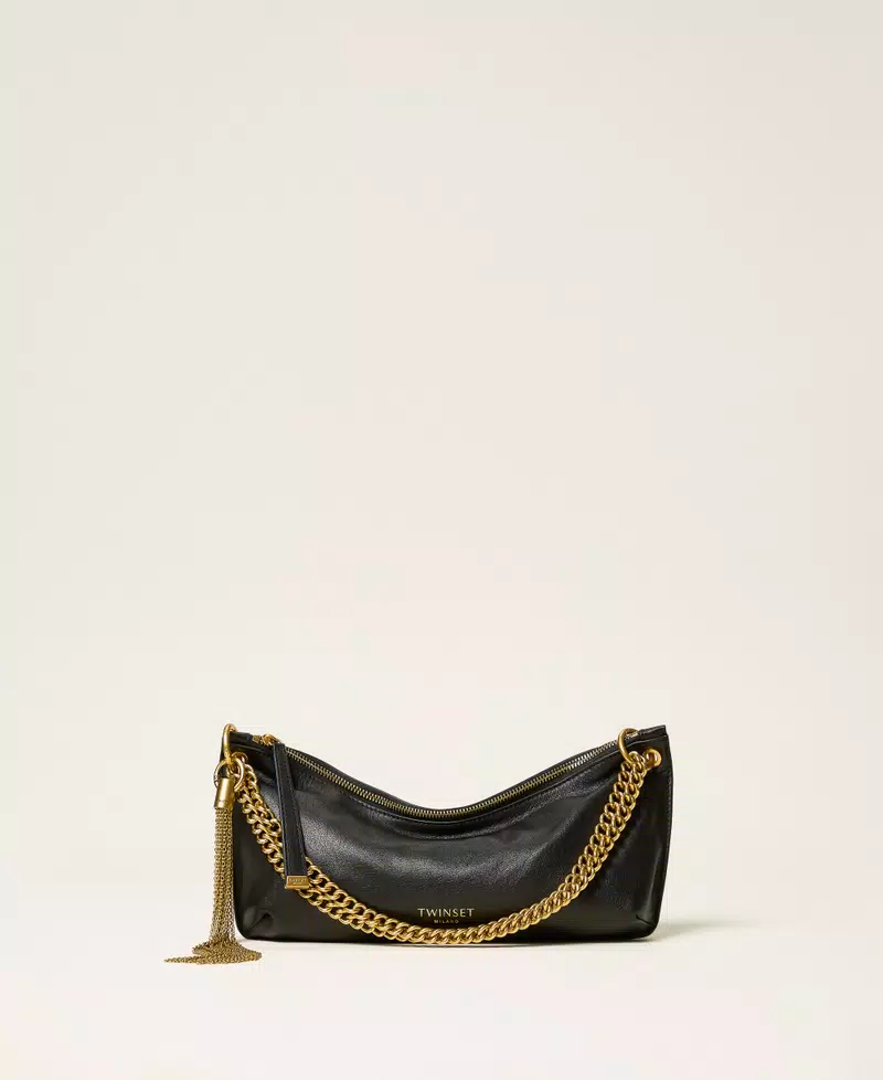 262TD8250_00006_01 Leather hobo bag with tassel - Image 1